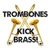CafePress Trombones Kick Brass Sticker Oval Car Bumper Sticker
