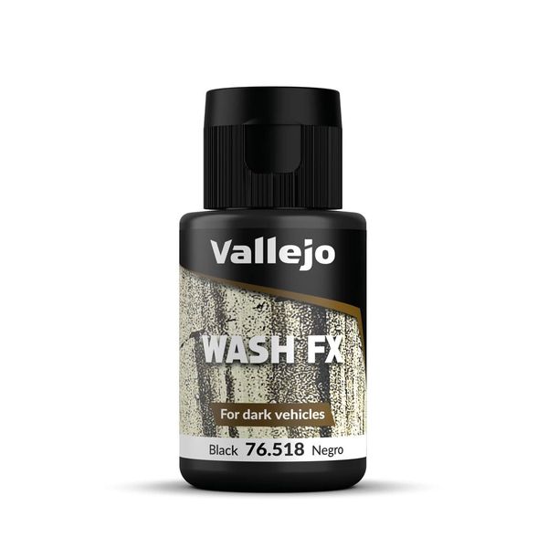 Vallejo Model Color 35 ml Wash Paints - Black