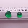 Approx. 0.6 inch (15 mm) Crystal Glass Tablets (Green) 100 Tablets