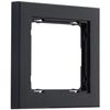 MK (ELECTRIC) Echo 1G Glossy Black Finish Modular Frame, White