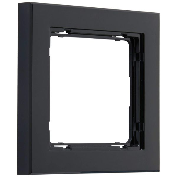 MK (ELECTRIC) Echo 1G Glossy Black Finish Modular Frame, White