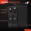 A-Premium Power Window Switch Compatible with Nissan Quest 2004 2005 2006 Driver or Front Driver Side