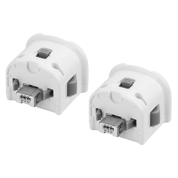 2 Pack Motion Plus for Wii, TechKen Motion Plus Adapter Compatible with Wii Remote Controller