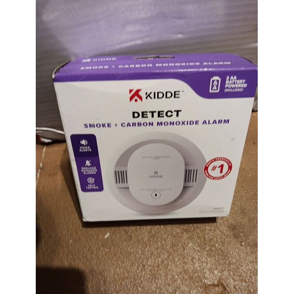 KIDDE Smoke Carbon Monoxide Alarm 30CUDR-V Voice Alerts Detector Battery Powered