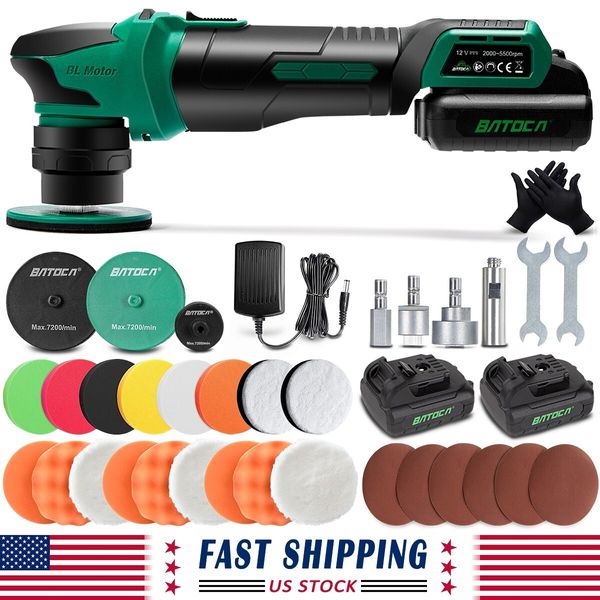 BATOCA S4 Cordless Car Polisher Buffer Sander Polishing Machine 1" 3" Deatiling