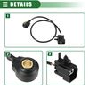 Motoforti Car Engine Ignition Knock Sensor, for Ford E-150, Metal, Black Gold
