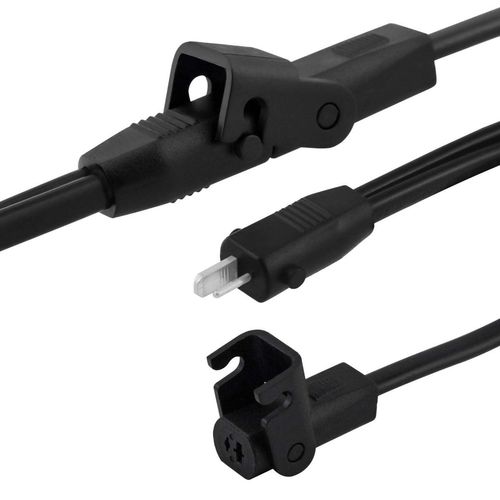 STAIGO 2 Pin Splitter Lead Y Power Cable 2 Motors to 1 Power Supply Extension Cord MultiFunction for Electric Recliner Lift Chair