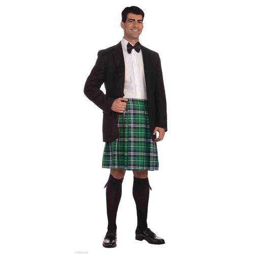 Forum Novelties mens St. Patrick's Day Kilt Adult Sized Costumes, Green, Standard US
