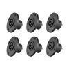 sourcing map 4-Pin Panel Mount Connector, Speaker Jack Twist Lock, Round Speaker Jack Plate with Metal Insert,6Pcs