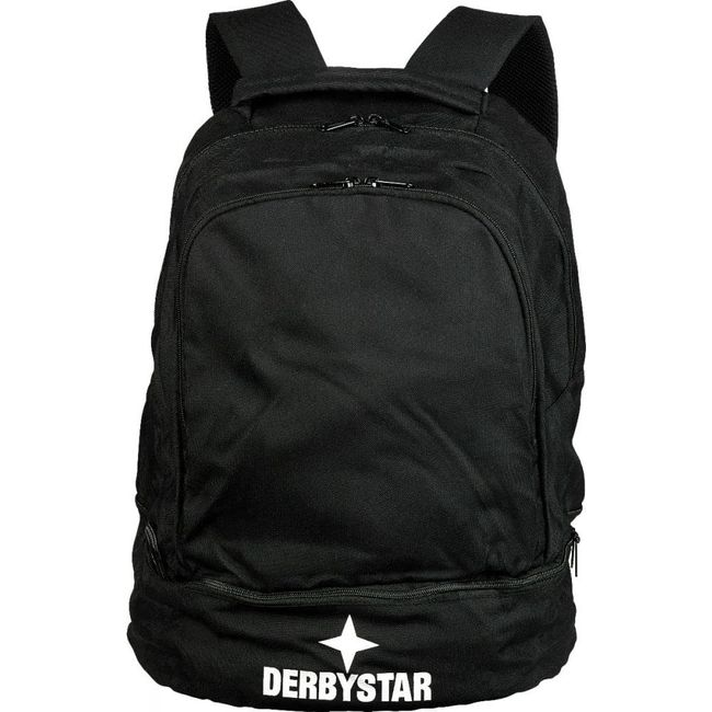 Derbystar Unisex – Erwachsene Basic v22 Rucksack, Schwarz, 34 x 21 x 46 cm