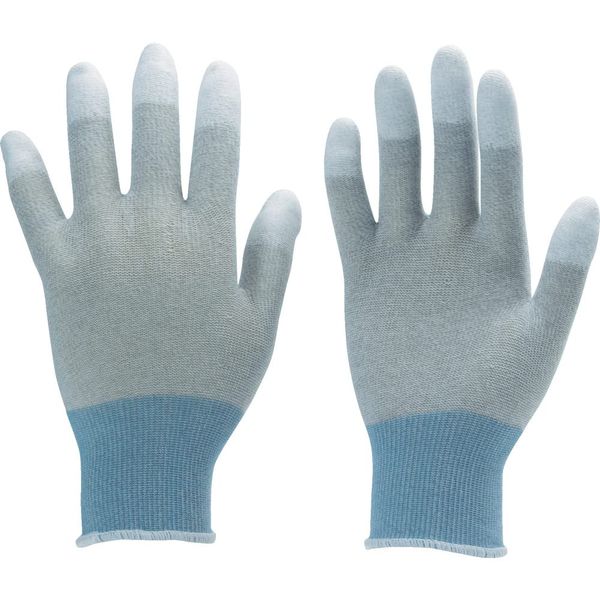 TRUSCO TGL-2996S Anti-Static Gloves with Fingertip Coating, Size S