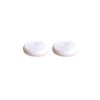 WhiteCrystal UFO Design Soft Silicone Thumb Grip Caps Joystick Controller Cover Compatible with Nintendo Switch/OLED/Switch Lite 2Pcs (White)
