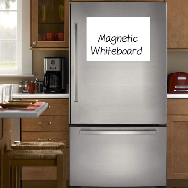 Whiteboard Planner Magnetic Fridge Whiteboard A4 Shopping List Planner for Home Kitchen Menu Meal Shopping List, Notice Memo Board Daily Weekly Planner, Dry Erase Magnet White Board