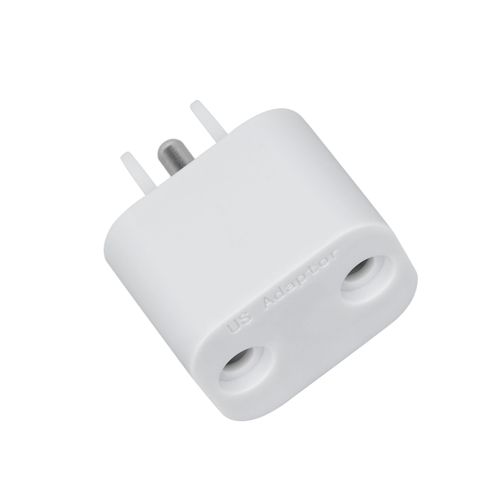 Grounding Adapter Splitter.Grounding Plug Adapter for Grounding Mat, Earthing Sheet and Pillow Case(us TypeB Wall Outlets)-1Pcs (1Pcs Grounding Adapter)