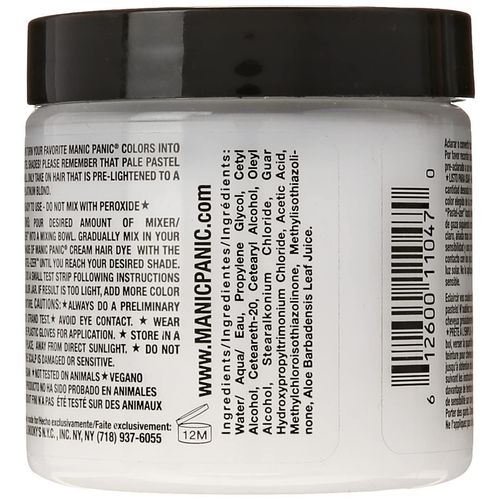 Manic Panic - Pastel-Izer/ Mixer Creme Vegan Cruelty Free Semi Permanent Hair Pasteliser, Achieve a Lighter Colour, 3 x 118ml