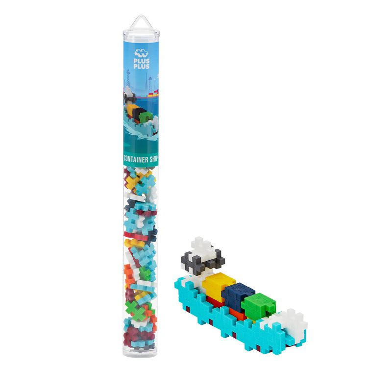 PLUS PLUS - Tubo da 100 pezzi nave vichinga - Gioco di | WhichOne