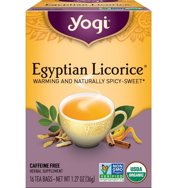 Yogi Tea - Egyptian Licorice - 6 Pack, 96 Tea Bags