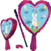 Easter Heart pinata with stick