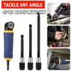 90 Degree Angle 1/4" Screwdriver Socket Adapter Drill Extension Attachment Tool