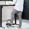 VIVO Black Ergonomic Height Adjustable Standing Foot Rest Relief Platform