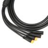 VGEBY Electric Bike Cable, 1 to 5 Electric Bicycle Waterproof Integrated Cable with Light Function for Waterproof Controller