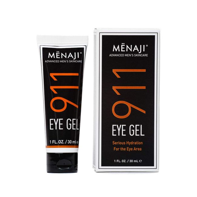 Mënaji 911 Eye Gel, 1 Fl Oz | Men's Under Eye Gel for Dark Circles and Puffiness | Rejuvenate and Restore Tired Eyes