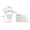 2pcs AC/DC 24V Light with Buzzer Panel Indicator