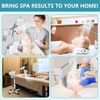 2in1 Facial Steamer on Wheels Ionic Ozone w/5X Magnifying Lamp Hot Mist Function