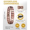 Feraco Copper Bracelet for Men-Magnetic Bracelets 99.99% Pure Copper Jewelry Gift with Adjustable Sizing Tool, Magnetic Field Therapy Jewelry