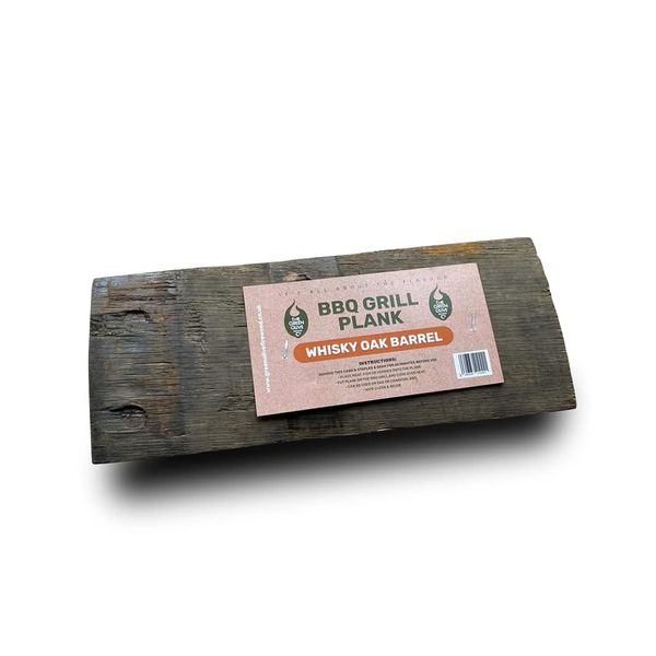 Green Olive Firewood Whiskey Oak Stave BBQ Wood Smoking Plank (FWHCP)