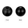 sourcing map 12Pcs Threaded Ball Knobs, M10 Female Thread Thermoset Ball Knob 1.38" Dia Black Round Operation Ball Handles with Thread Iron Insert for Machine Handle Tool Replacement