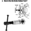 Car Tool Disc Brake Piston Spreader Separator Calliper Pad Calliper Rewind Wheel
