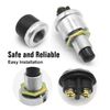 Zreneyfex 6Pcs 20A 12V 24V Waterproof Engine Start Push Button Switch for Retrofitting Horn Buttons Start Buttons