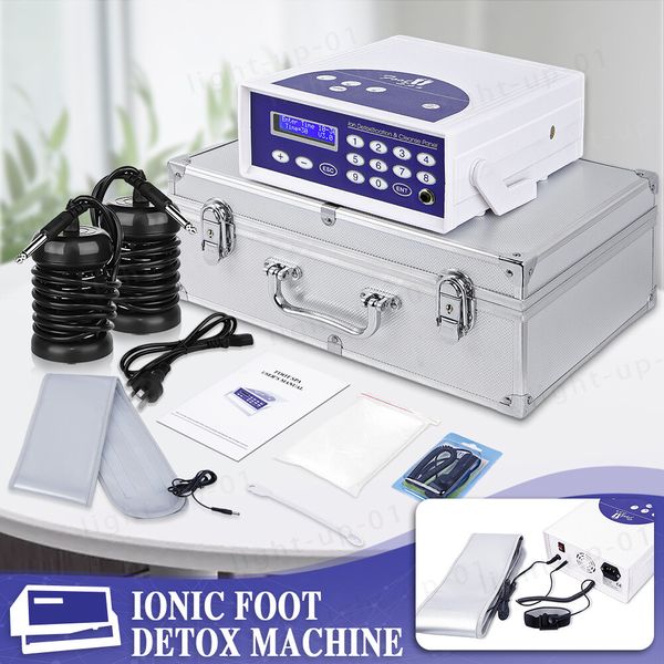 Ionic Foot Spa Bath Detox Machine Home Use Remove Toxin System w/ Infrared Belt