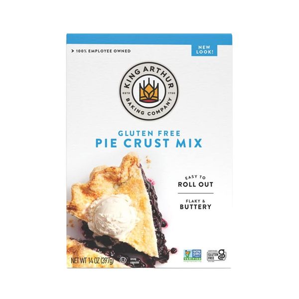 King Arthur Flour Gluten Free Pie Crust Mix, Packaging May Vary, 14 Oz