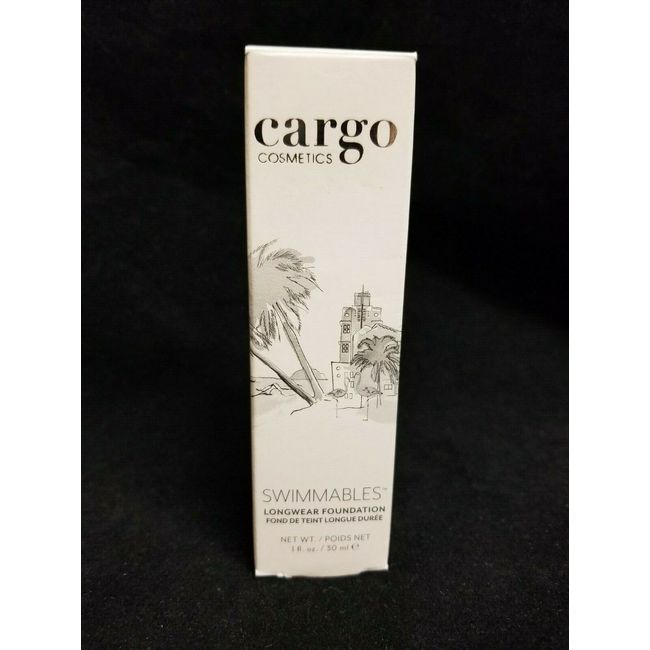 Cargo Cosmetics Swimmables Longwear Foundation 1 oz 30 ml 60 New in Box SF-60