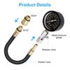 Triple Calibration Engine Compression Tester 0-300PSI Tool Kit with Gauge & Hose