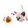 GUOJFEN Pull String Mouse Vibrating Movable Interactive Toy Fluffy Plush Mice for Cats Kitten Pets