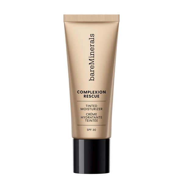 bareMinerals Complexion Rescue Tinted Moisturizer for Face with SPF 30 + Hyaluronic Acid, Hydrating Tinted Mineral Sunscreen for Face, Skin Tint, Vegan (Spice 08)