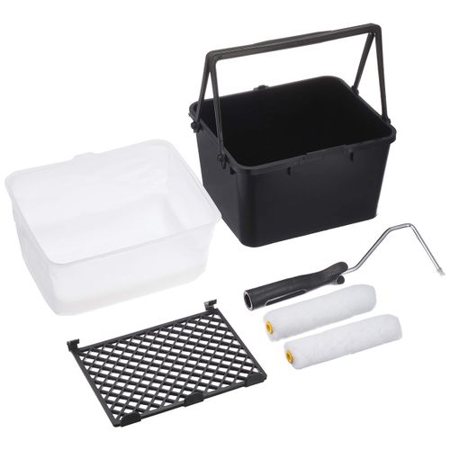 Asahipen BS-180 Paint Bucket All-Purpose Roller Bucket Set, 5 Piece Set, Small Roller Size, Water Based Paint, Oil Paint
