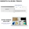 VIVO White Space Saving 16" Pull Out Under Desk Storage Drawer without Shell