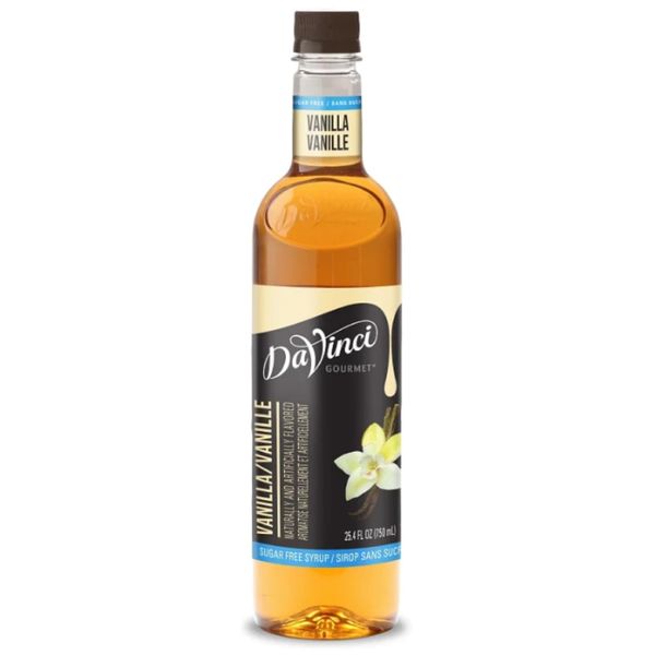 DaVinci Gourmet Sugar-Free Vanilla Syrup, 25.4 Fluid Ounce (Pack of 1)