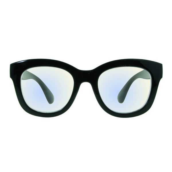 Goodlookers Reading Glasses 'Encore Bluelight' Black +3.00