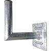 2 inch x 25cm Heavy Duty Galvanised Satellite Wall Mount