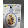 Counted Cross Stitch Kit 4551 Easter Bunny Springtime NMI NOS Oval Frame