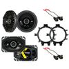 Fits GMC Sierra 1995-1998 Factory Speaker Replacement Kicker DCS5 DSC46 Package