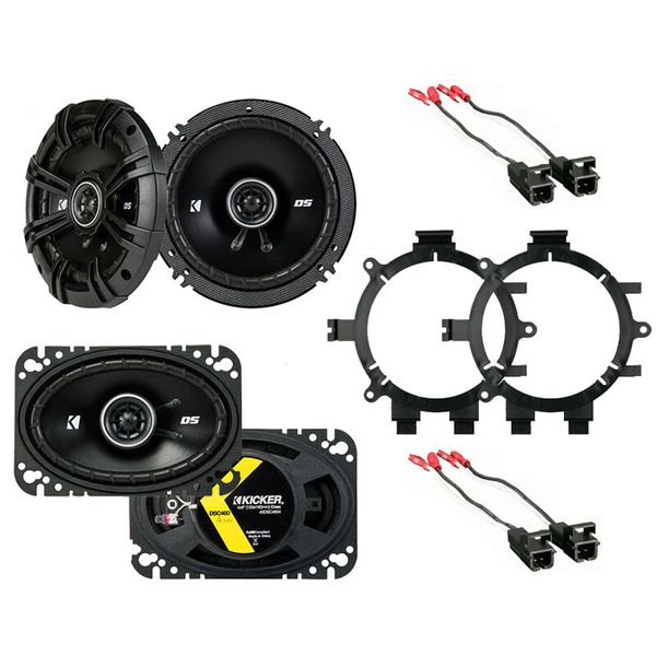Fits GMC Sierra 1995-1998 Factory Speaker Replacement Kicker DCS5 DSC46 Package