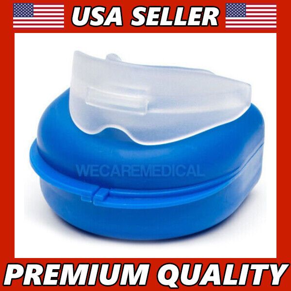 NEW STOP SNORING MOUTHPIECE ANTI SNORE SLEEP BRUXISM APNEA AID MOUTHGUARD USA