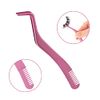 1pcs Lash Applicator,Stainless Steel Upgraded 2 in 1 Eyelash Applicator Tool, Lash Tool with Comb,DIY Eyelash Precise Applicator,Lash Tweezer for False Eyelash,Curved Eyelash Tweezers Nipper