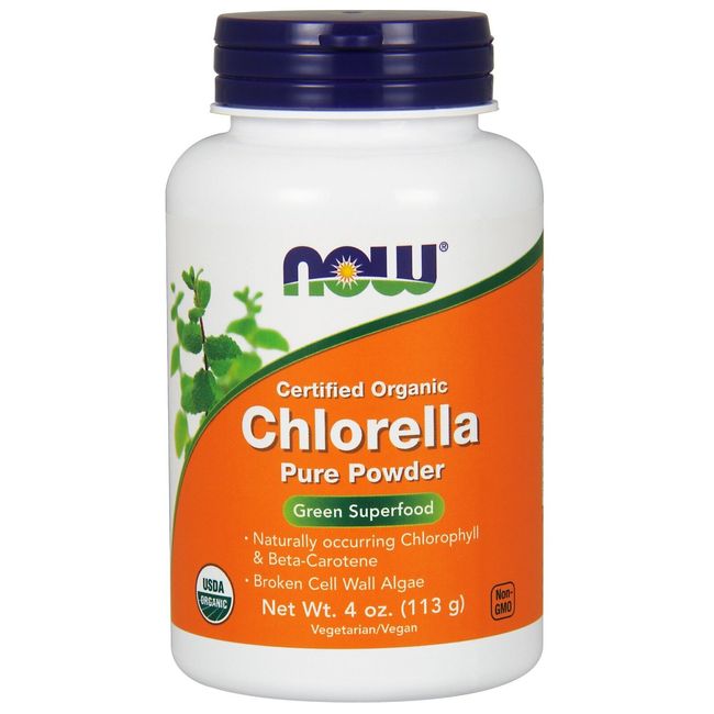 NOW Foods Chlorella Powder, Organic, 4 oz.